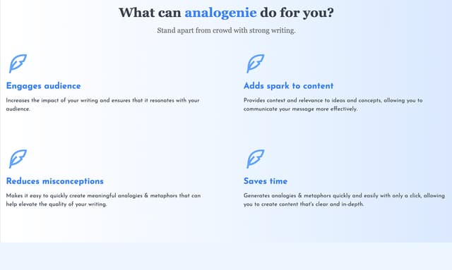 Analogenie: the one-click assistant to generate contextual analogies for your content