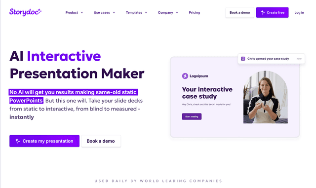 Storydoc: AI Interactive Presentation Maker