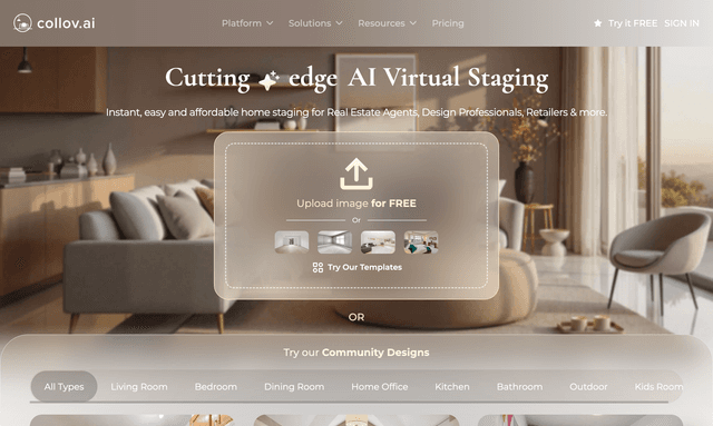 Cutting edge AI Virtual Staging