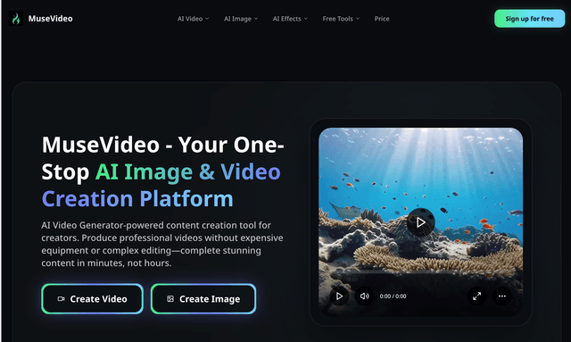 MuseVideo: Your One-Stop AI Image & Video Creation Platform