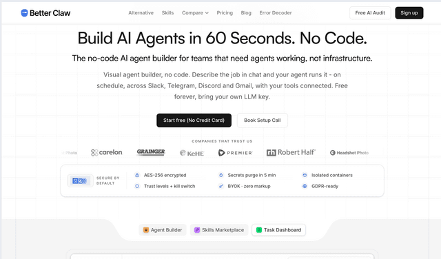 Better Claw :Personal AI agent for the new-age workforce