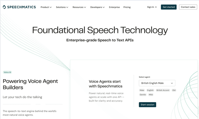 Speechmatics : Foundational Speech Technology