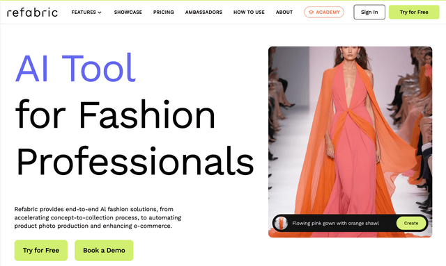 Refabric AI Tool for Fashion Professionals