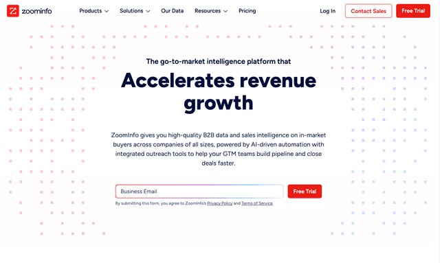 Zoom Info Accelerates revenue growth