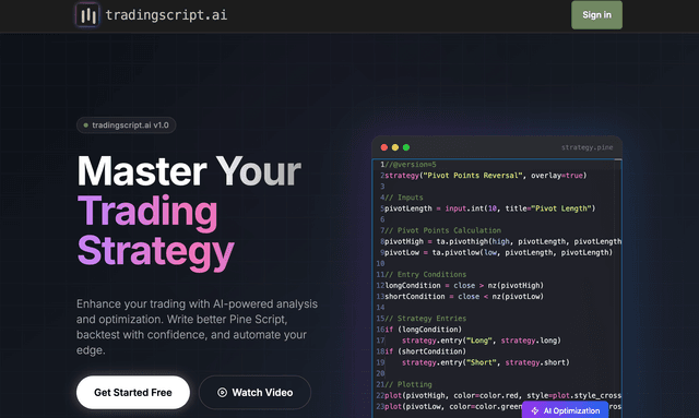 Tradingscript.ai: Master Your Trading Strategy