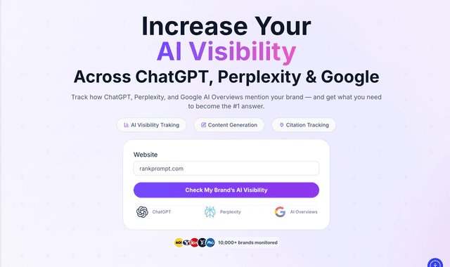 Rank Prompt: Increase Your AI Visibility