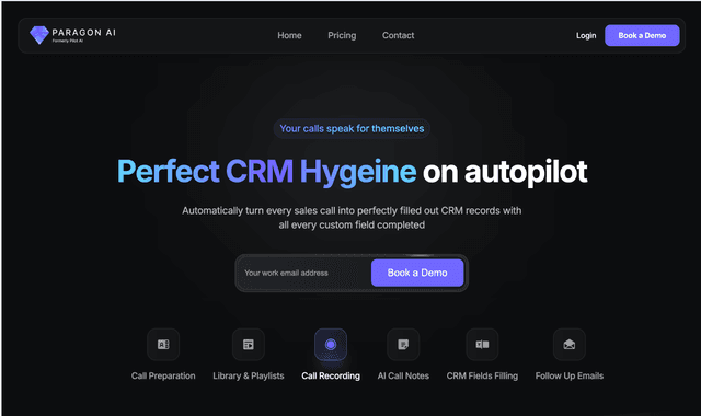 Paragon AI: Perfect CRM Hygeine on autopilot