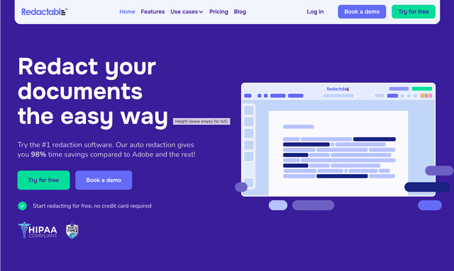 Redactable : Redact your documents the easy way