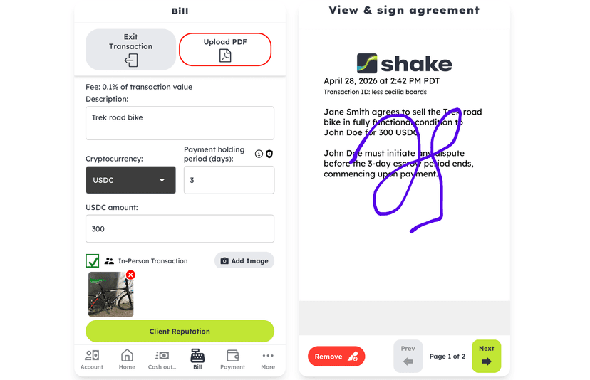 Shake Defi