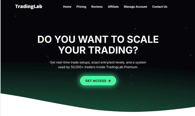TradingLab is a trading platform