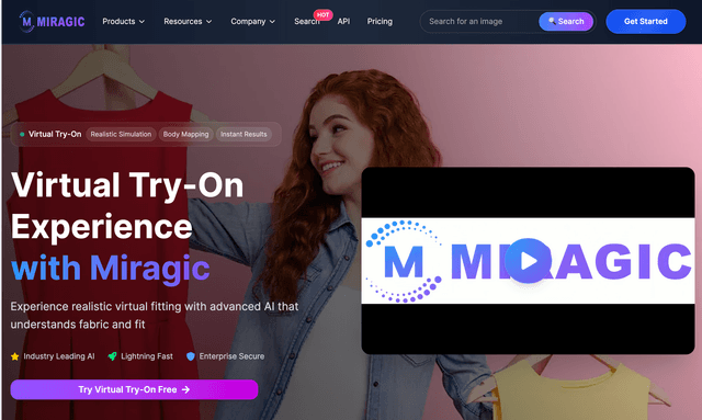 Miragic AI: Virtual Try-On Experience with Miragic