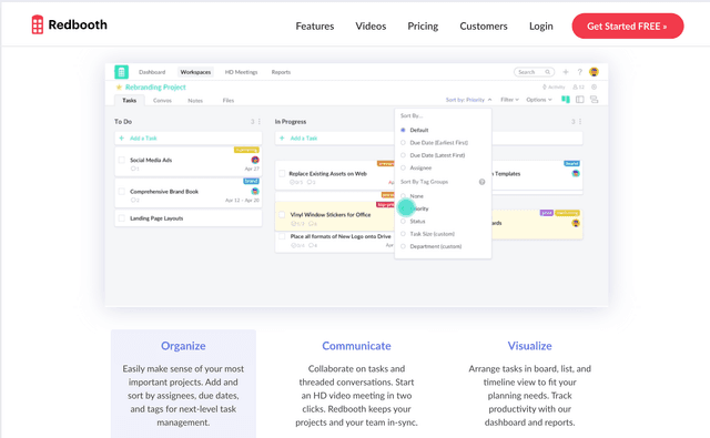 Redbooth is designed for teams to get their best work done, together.