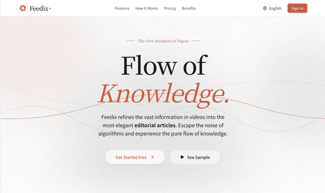 Feedix:AI-powered YouTube summaries delivered to your inbox. Stay informed, save time.