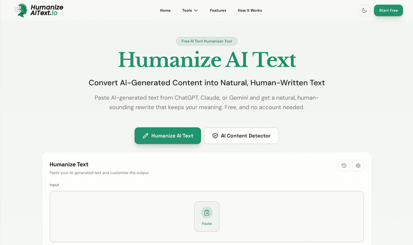Humanize AI Text.io