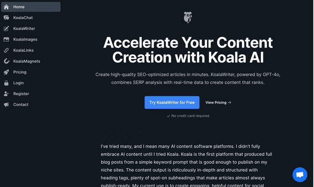 Accelerate Your Content Creation with Koala AI