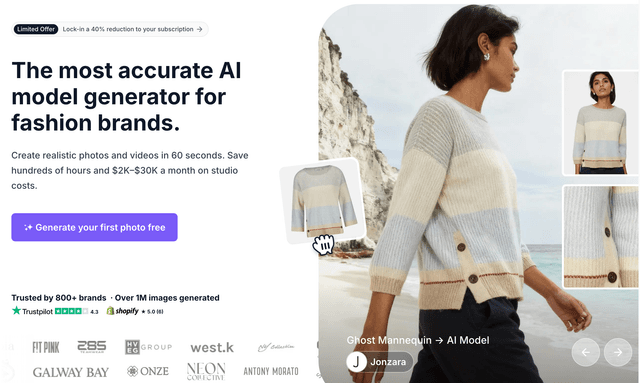 Picjam AI: The most accurate AI model generator for fashion brands.