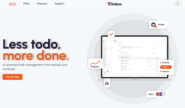 Todoless :AI-native, privacy-first task management that understands natural typing