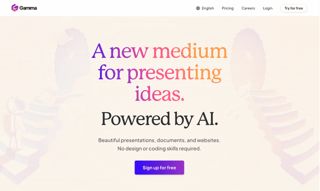 Gamma presenting ideas