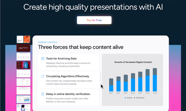 Alai: Create high quality presentations with AI