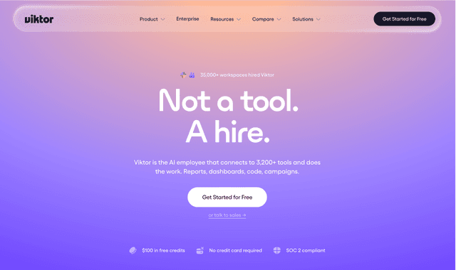 Viktor: AI coworker that lives in your Slack or Microsoft Teams workspace