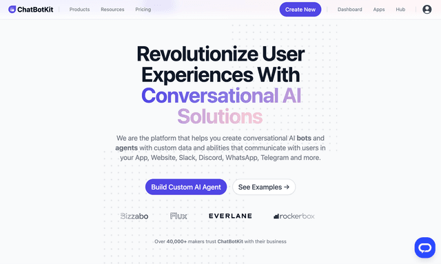 Chatbotkit :AI chatbot platform