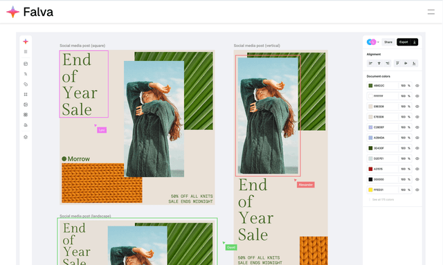 Falva: Create Visuals on an Infinite Canvas