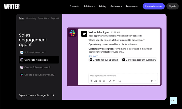 Writer :AI-powered enterprise writing and content platform