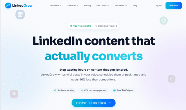 Linked Grow :LinkedIn content that actually converts