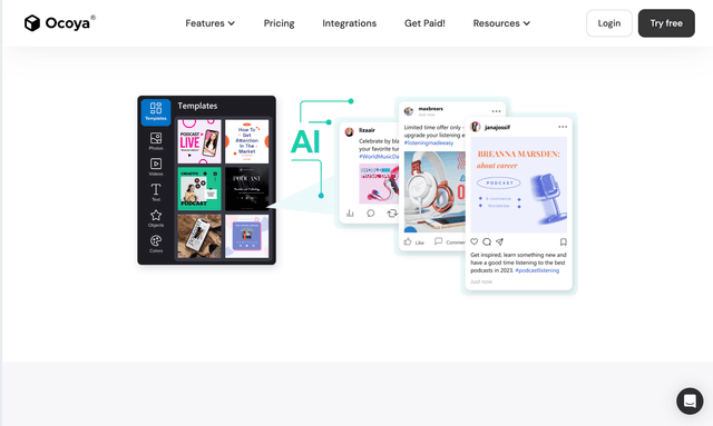 Ocoya is an AI-powered social media management platform