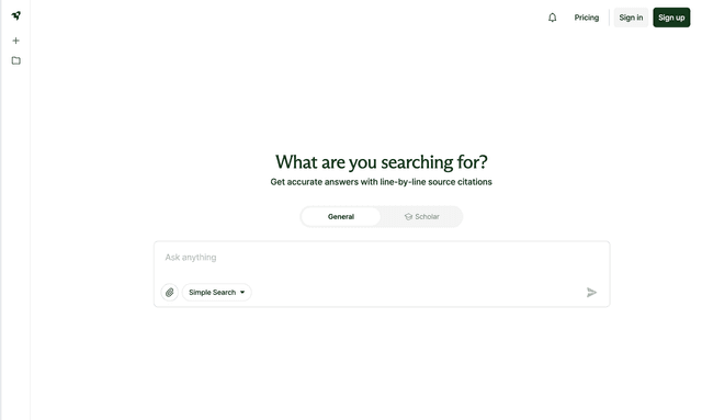 Liner AI for Research with Reliable, Citable Sources