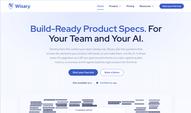 Wisary :Build-Ready Product Specs. For Your Team and Your AI.