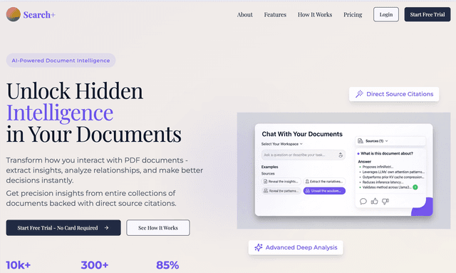 Searchplus: Unlock Hidden Intelligence in Your Documents