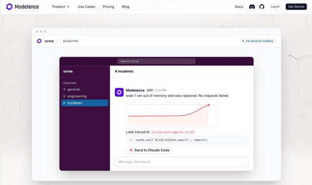 Modelence :Production Cloud on Autopilot