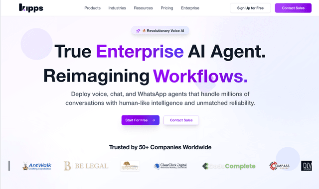 Kipps.ai :AI Agents for Sales, Support and Operations