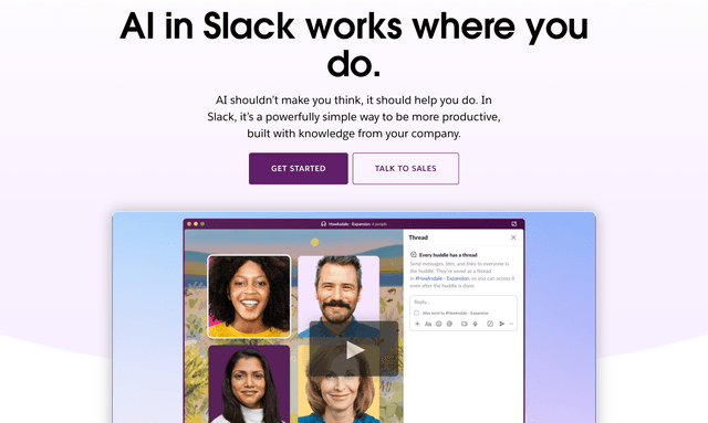 Slack Bring your people, projects, apps and AI agents together.