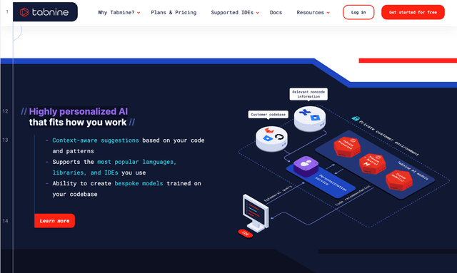 Tabnine: AI-powered coding assistant