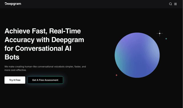 Achieve fast, real-time accuracy with Deepgram for conversational AI Bots