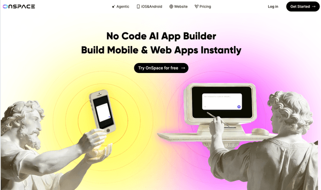 On Space AI :No-code Agentic App Builder. 