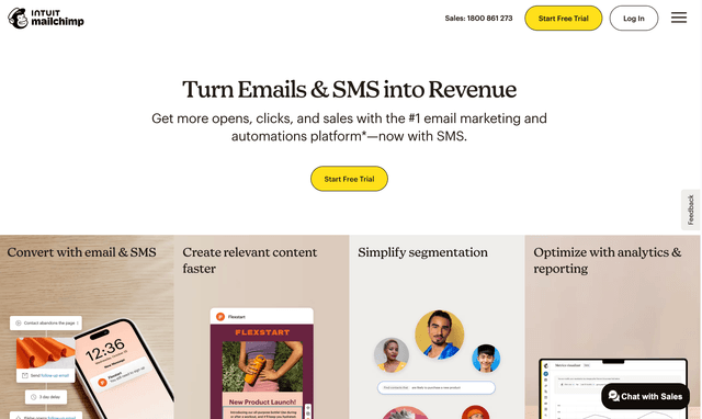 Intuit Mailchimp :Email marketing platform