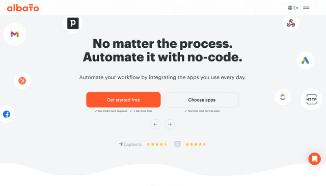 Albato is a no-code automation platform