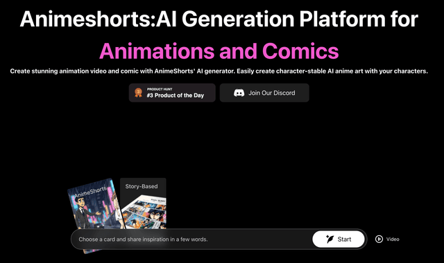 Anime Shorts :Turn stories into anime shorts and comics in minutes