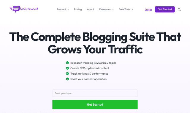 Bramework :The Complete Blogging Suite That Grows Your Traffic