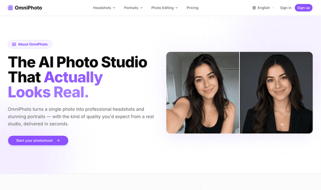 Omniphoto :Studio-quality headshots.