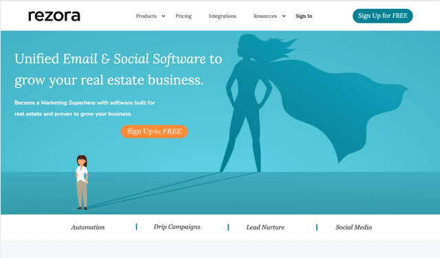 Rezora Unified Email & Social Software to grow your real estate business.