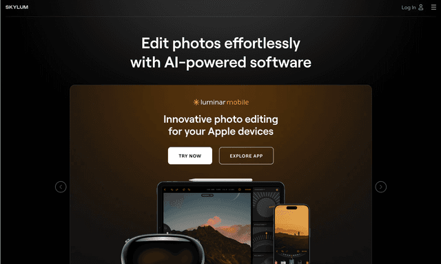 Skylum edit photo effortlessly with AI-powered software