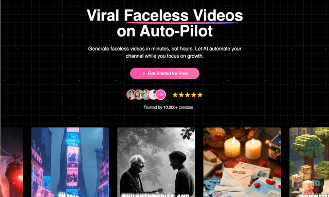 Blipix viral faceless video