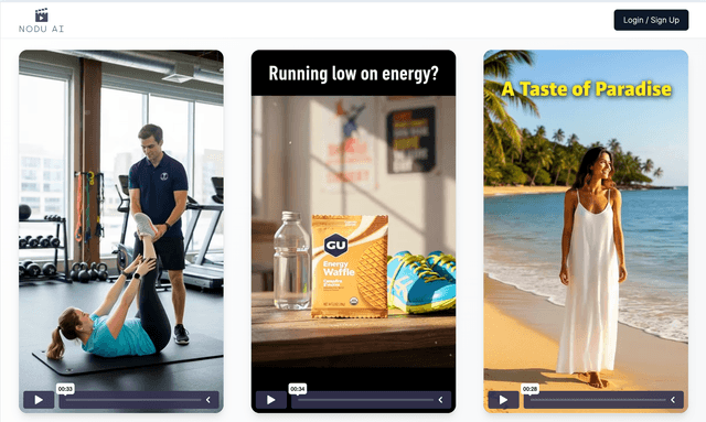 Nodu AI: Create Storytelling Videos for Product & Brand.