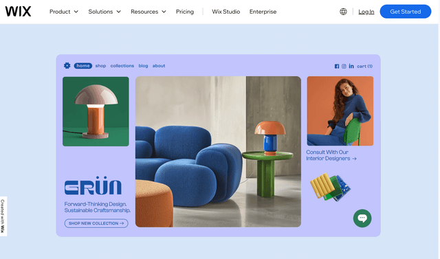 Wix :Build a professional website without coding