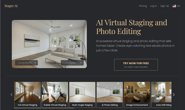 Stager AI: AI Virtual Staging and Photo Editing