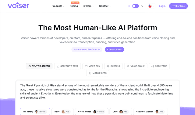 Voiser AI:The Most Human-Like AI Platform